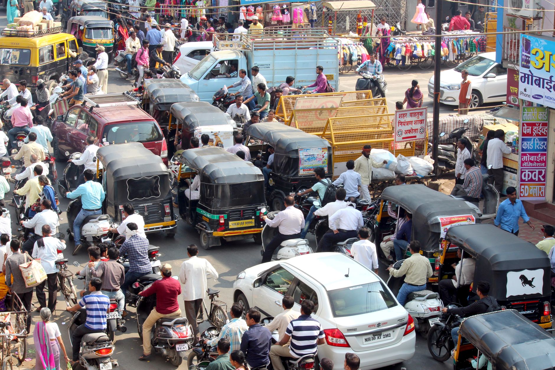 traffic jam Ranthambore